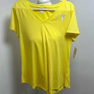 Bright yellow top NWT